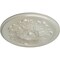 Ekena Millwork Legacy Acanthus Ceiling Medallion (Fits Canopies up to 3 1/2"), 12 3/4"OD x 7/8"P, Flash Blue CM12LEFBS - alternate 2